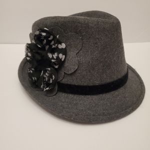 Women's fedora wool hat